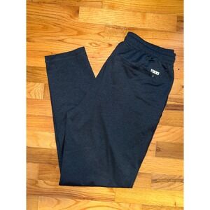 NWOT Vuori Men's Heathered Blue Straight Leg Sweat Pants, Medium